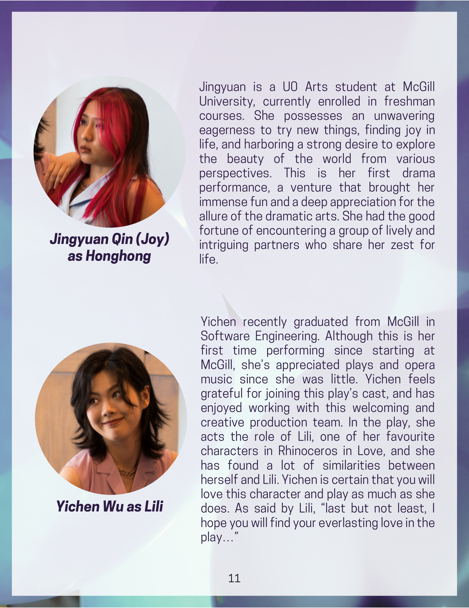 Rhinoceros in Love programme page 12