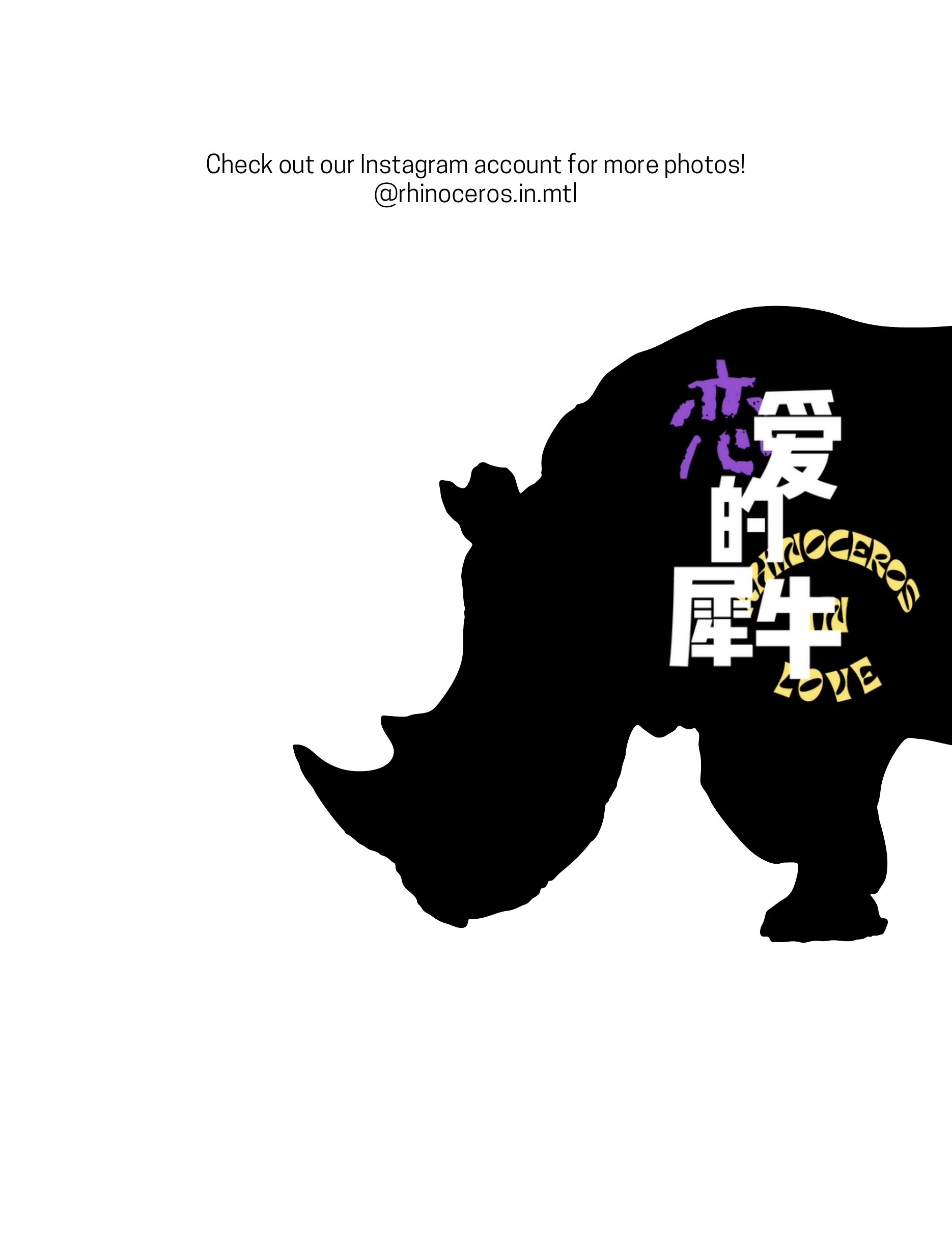 Rhinoceros in Love programme page 24